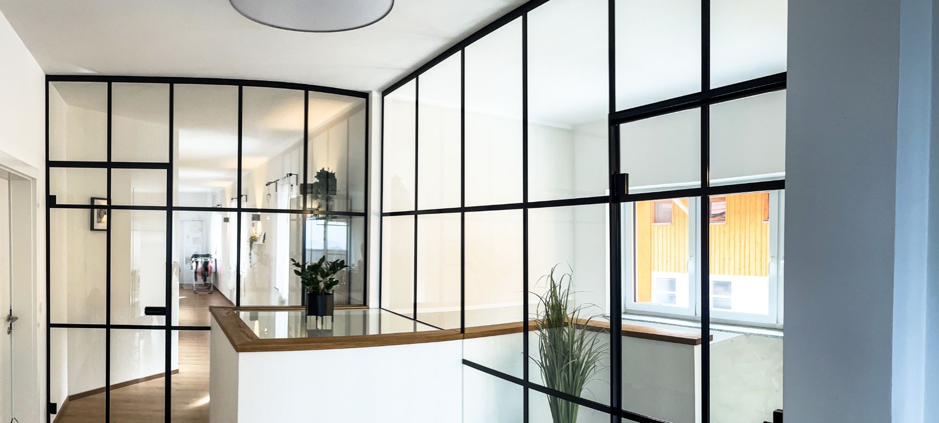 Brandtner Metall Startseite Projekt Glaswände